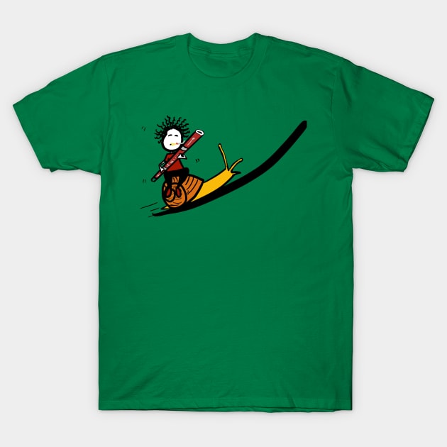 Bassoon snail T-Shirt by Guastevi